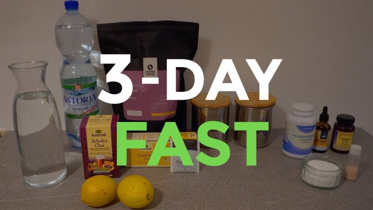 Fasting for 72 Hours – Working Out Fasted & Fasting Staples